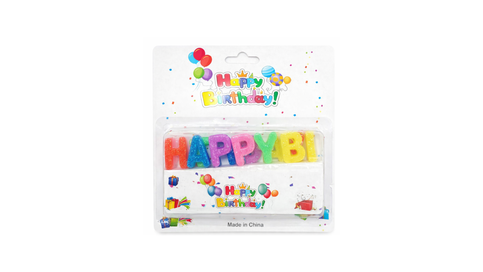 Birthday Candles Letter Colour