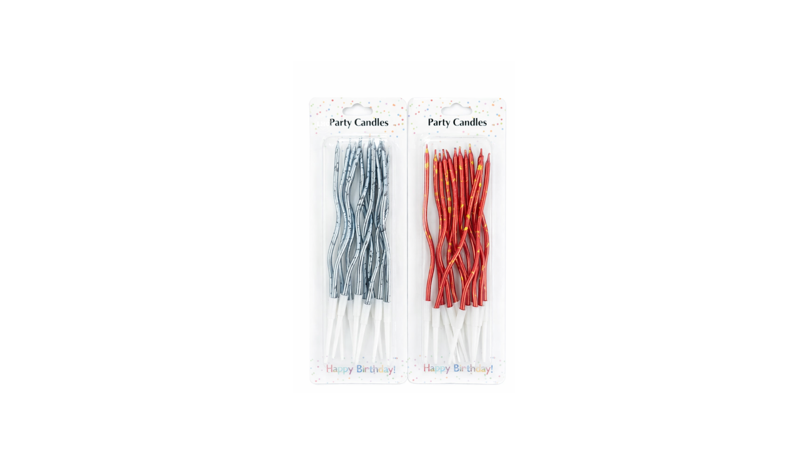 Birthday Candles Spiral - 12 Pcs