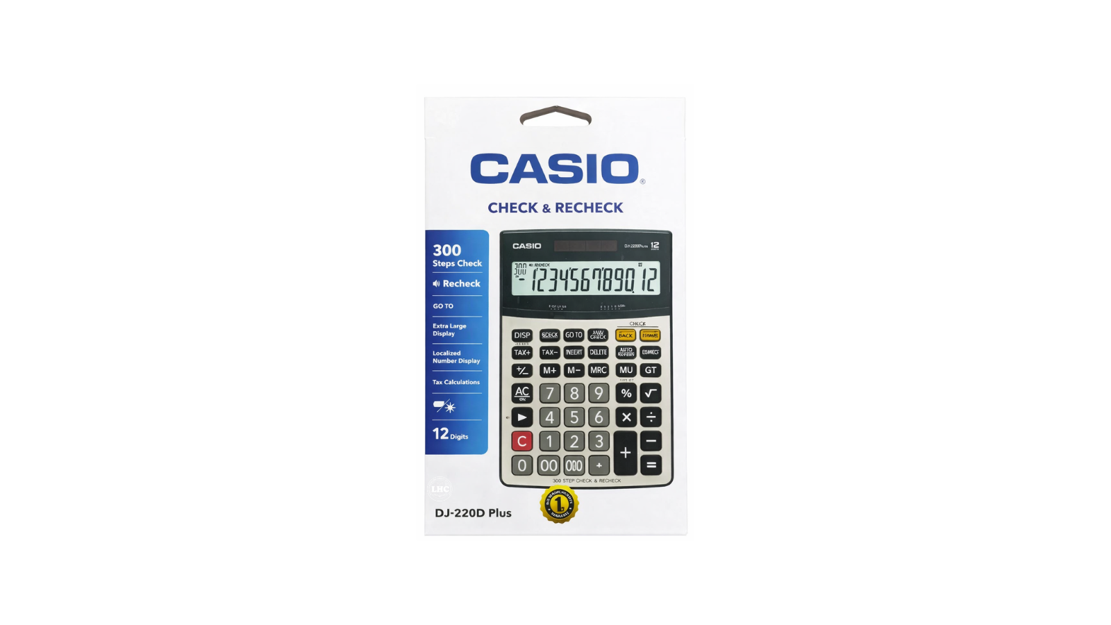Casio Calculator - DJ220D Plus