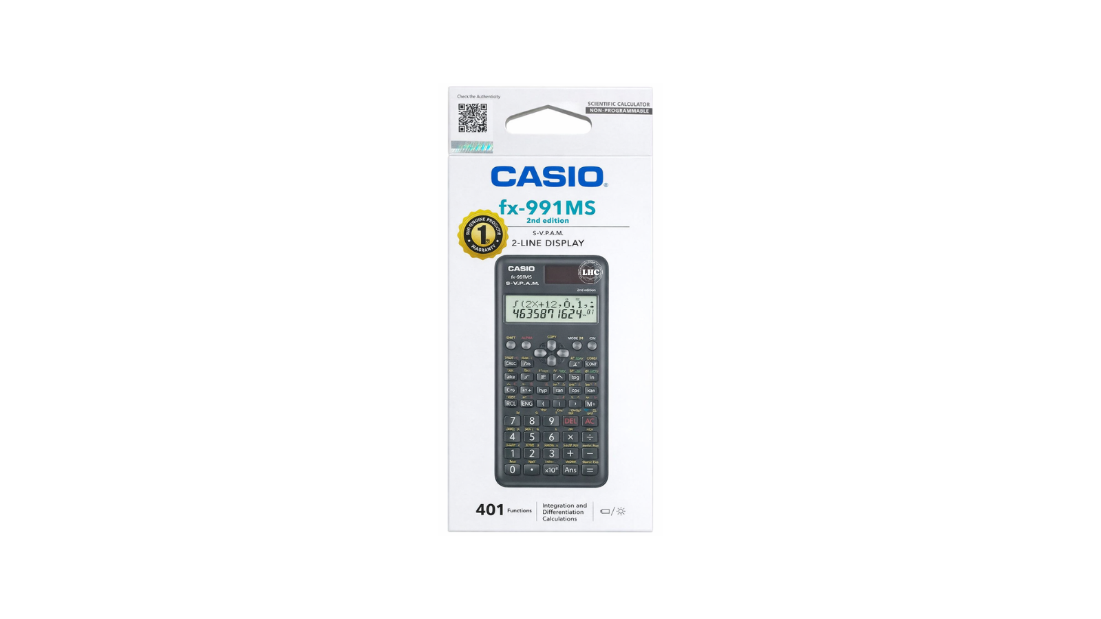 Casio Calculator - fx-991MS 2nd Edition